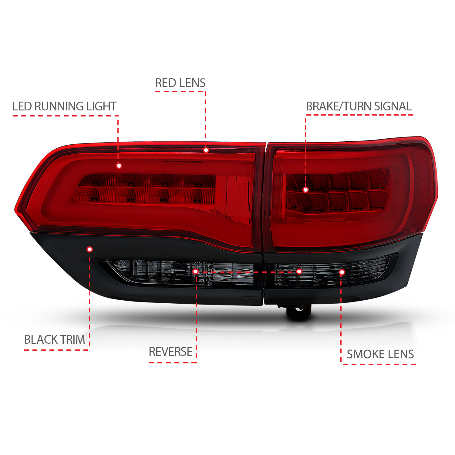 ANZO USA Tail Light Assembly 311269