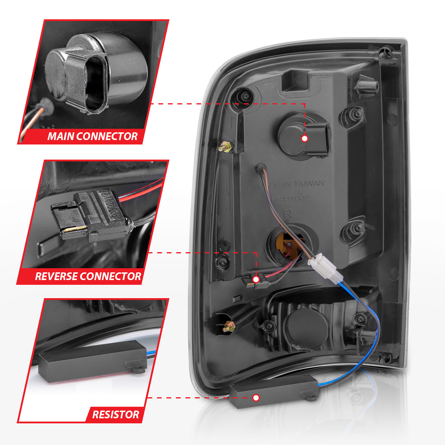 ANZO USA Tail Light Assembly 311343