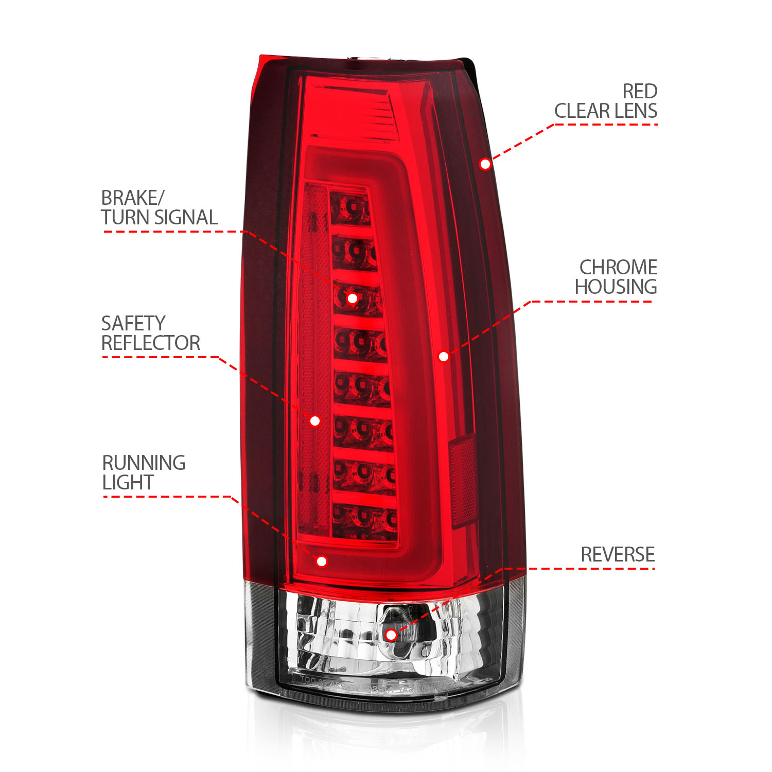 ANZO USA Tail Light Assembly 311346