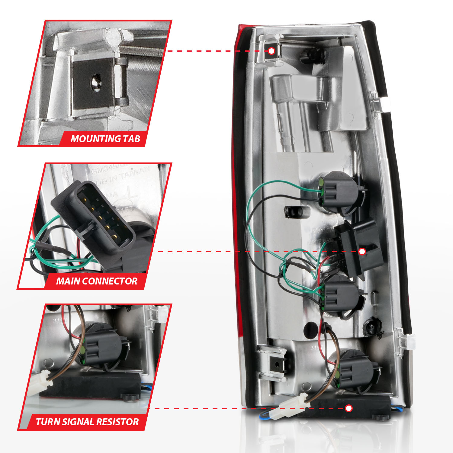 ANZO USA Tail Light Assembly 311346