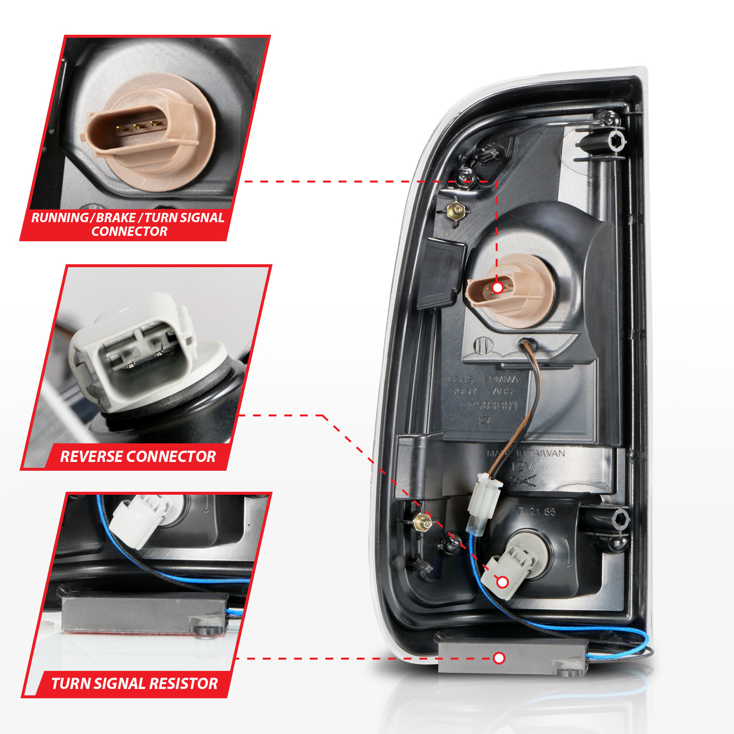 ANZO USA Tail Light Assembly 311356