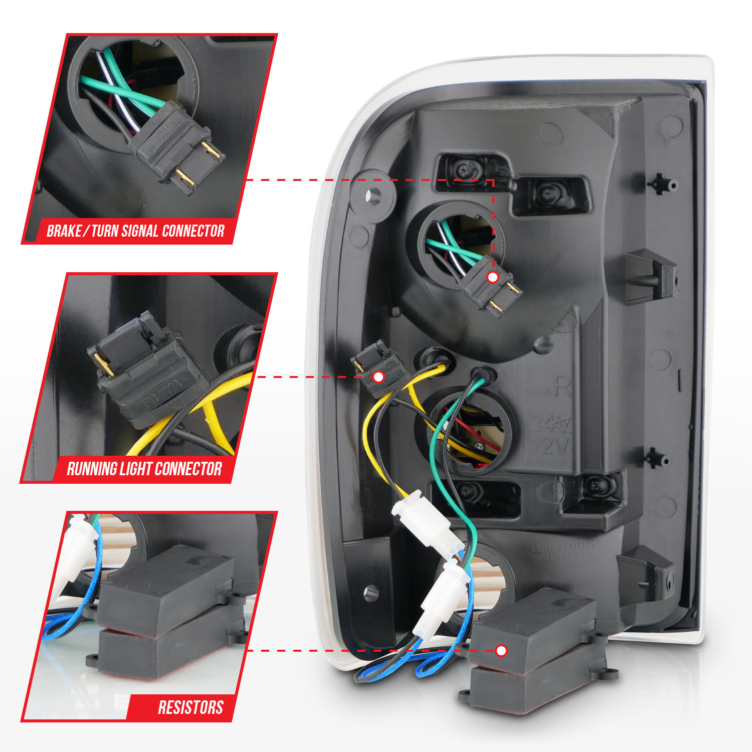 ANZO USA Tail Light Assembly 311359