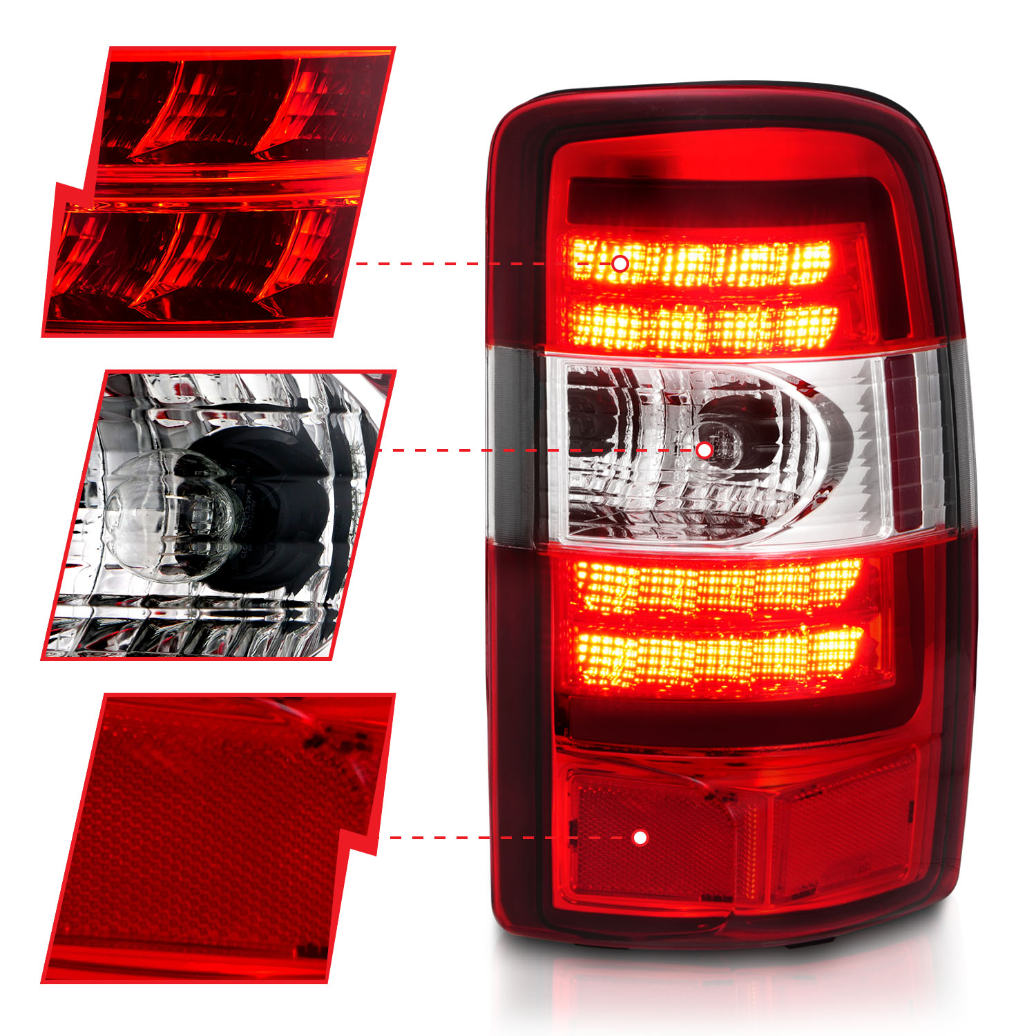 ANZO USA Tail Light Assembly 311364