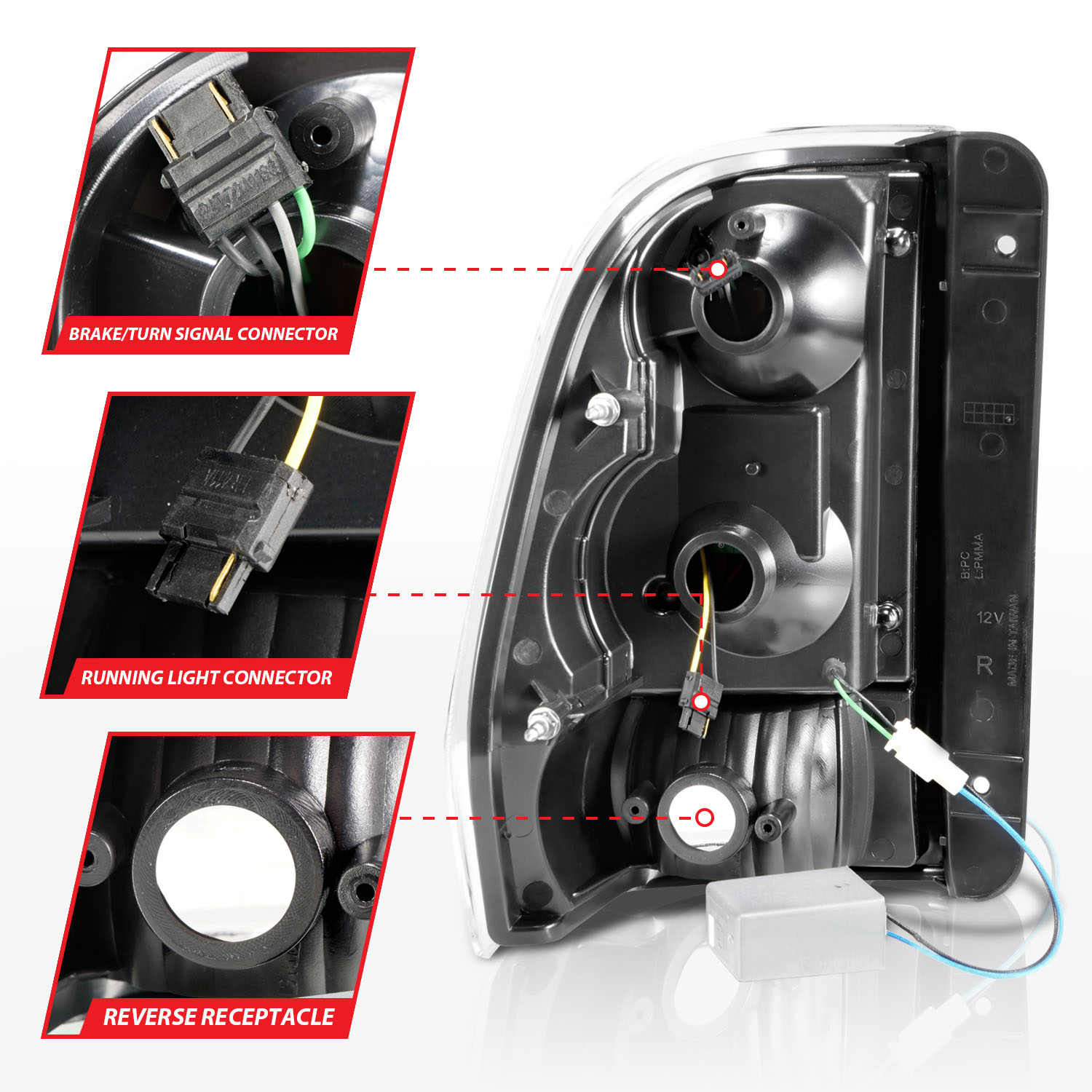 ANZO USA Tail Light Assembly 311373