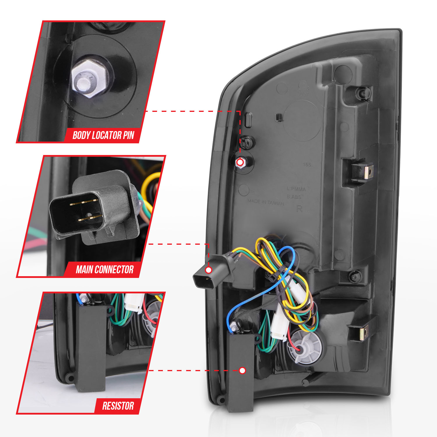 ANZO USA Tail Light Assembly 311370