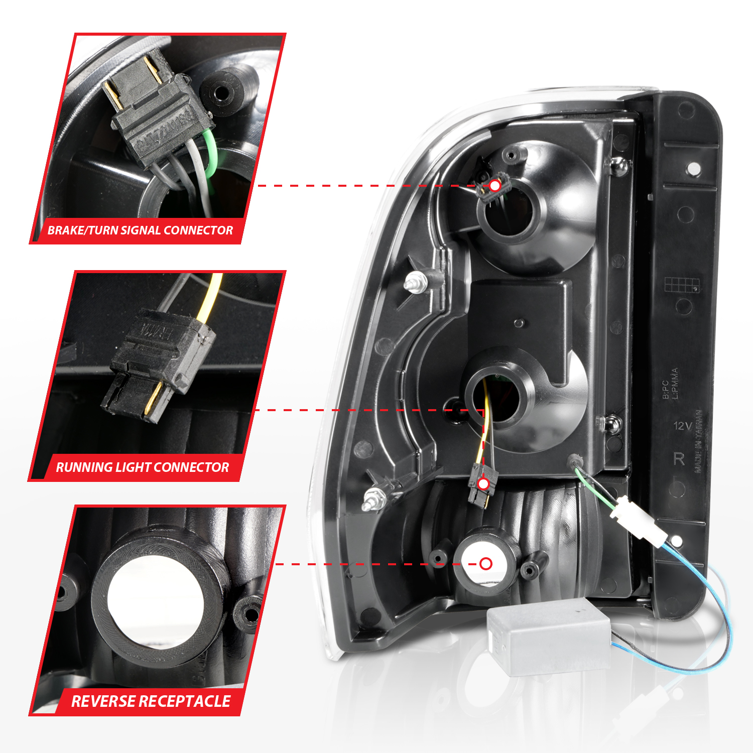 ANZO USA Tail Light Assembly 311372