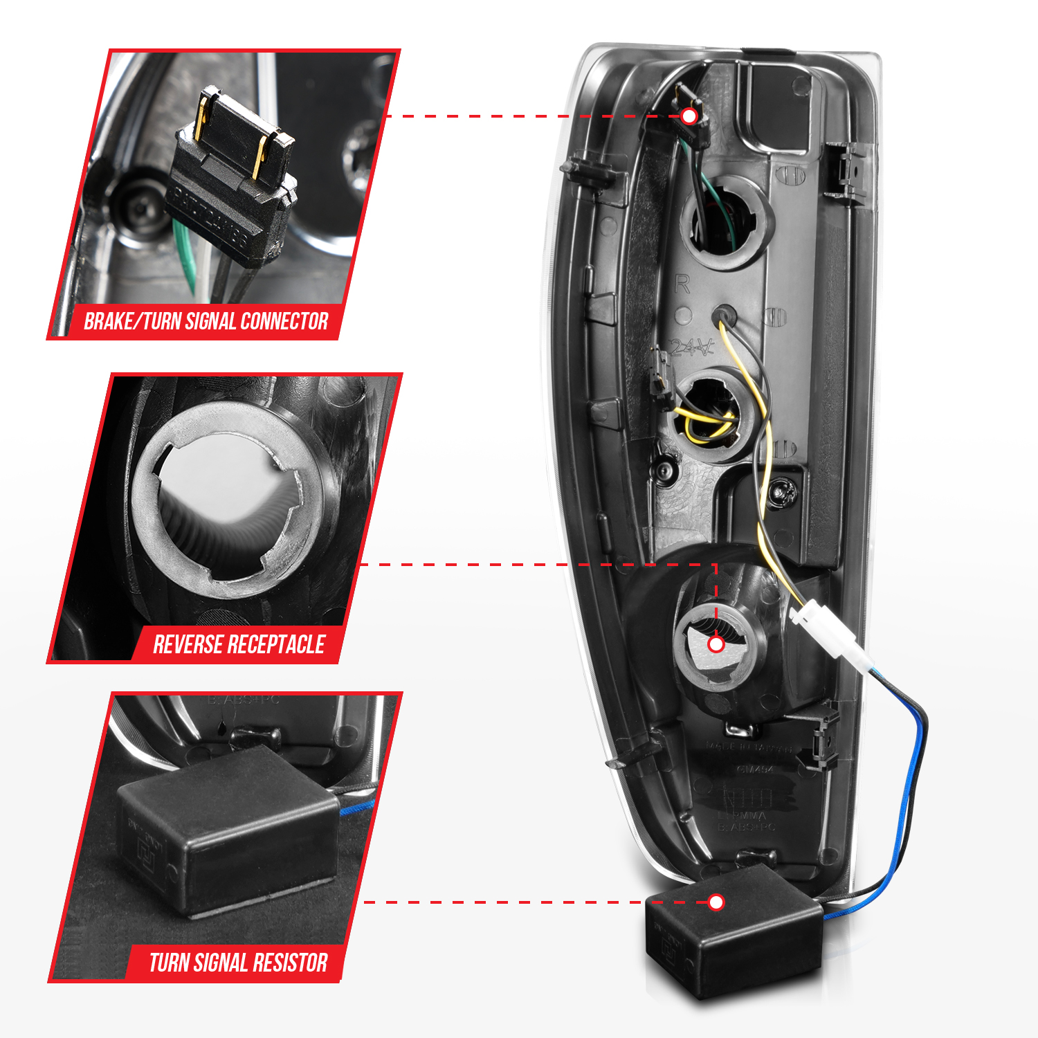 ANZO USA Tail Light Assembly 311383