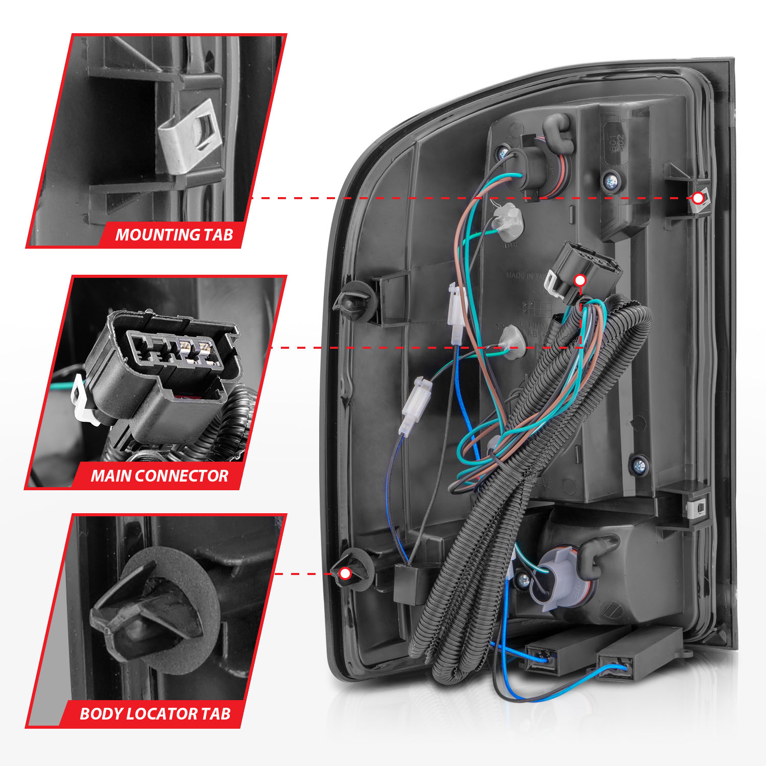 ANZO USA Tail Light Assembly 311380