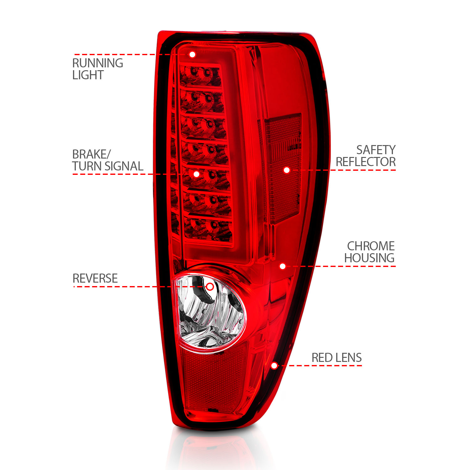 ANZO USA Tail Light Assembly 311384