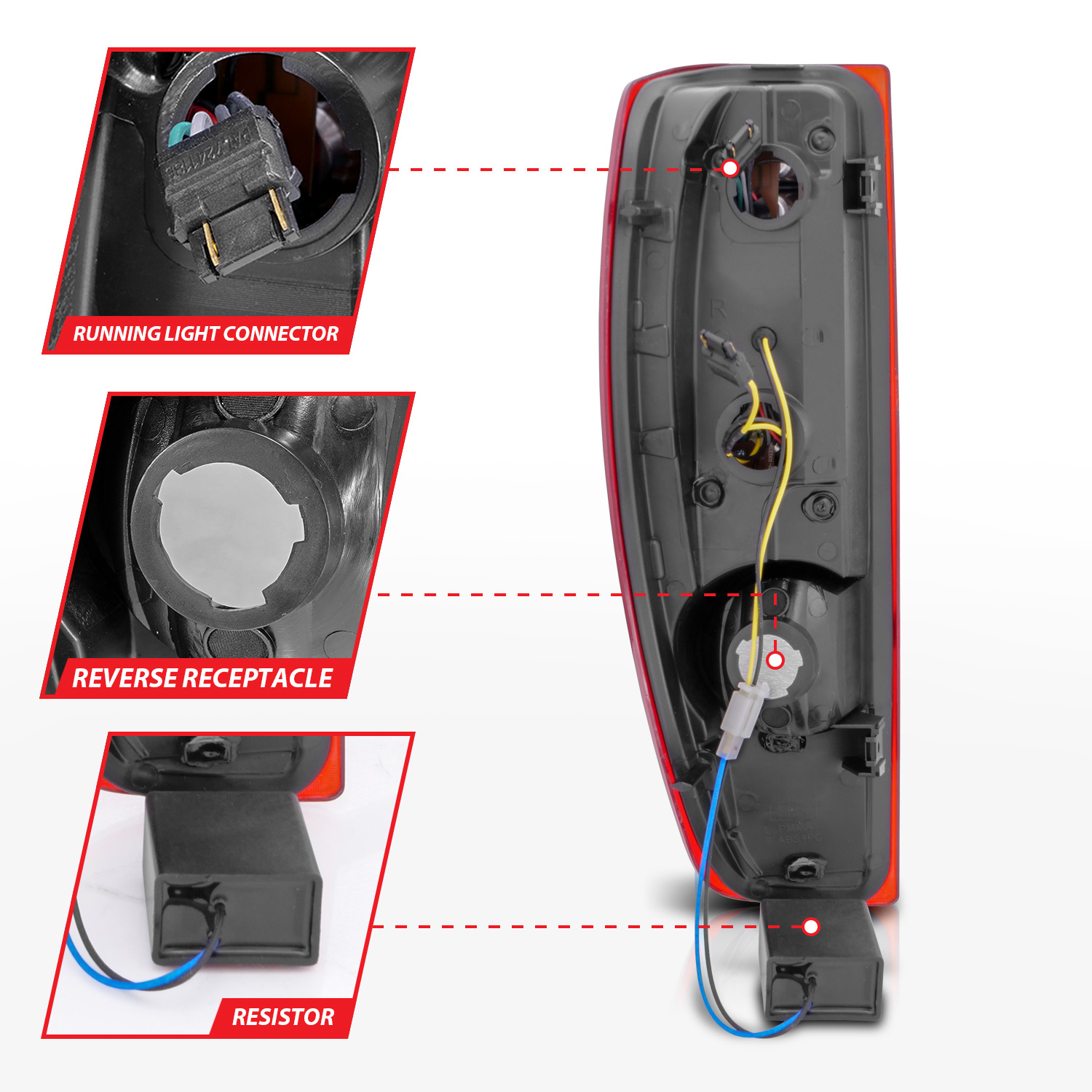 ANZO USA Tail Light Assembly 311384