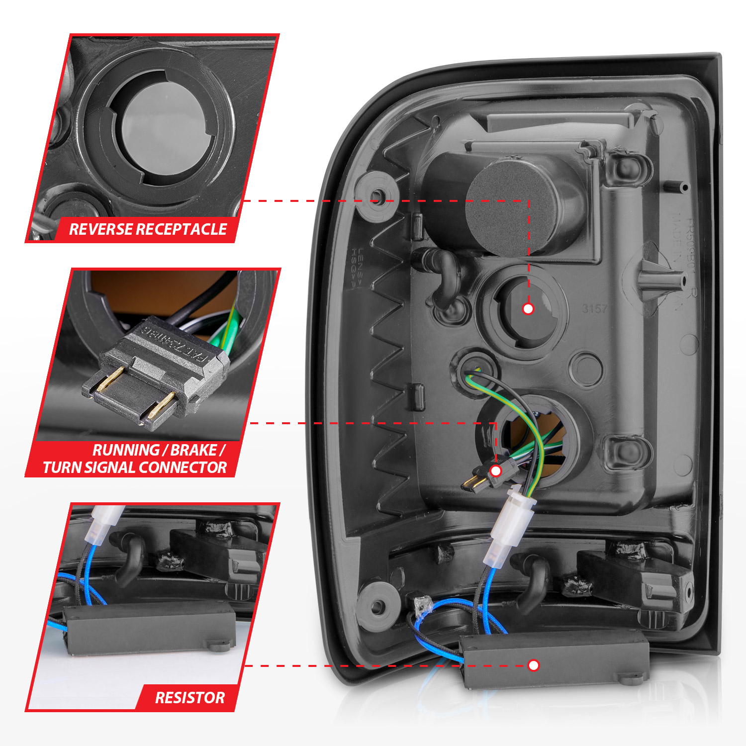 ANZO USA Tail Light Assembly 311393