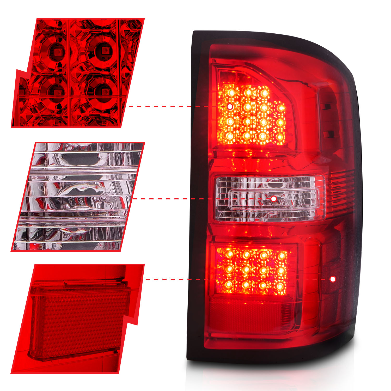 ANZO USA Tail Light Assembly 311399