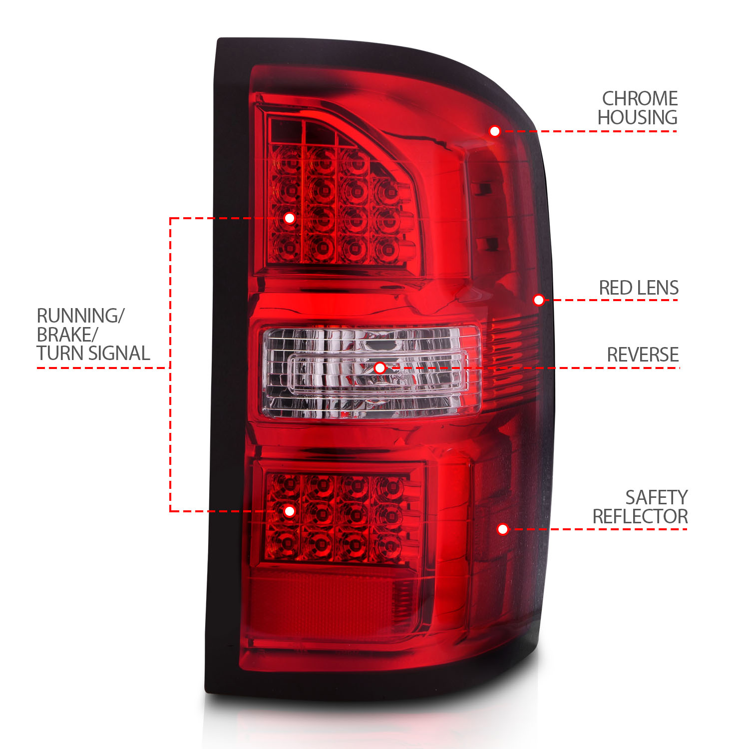 ANZO USA Tail Light Assembly 311399