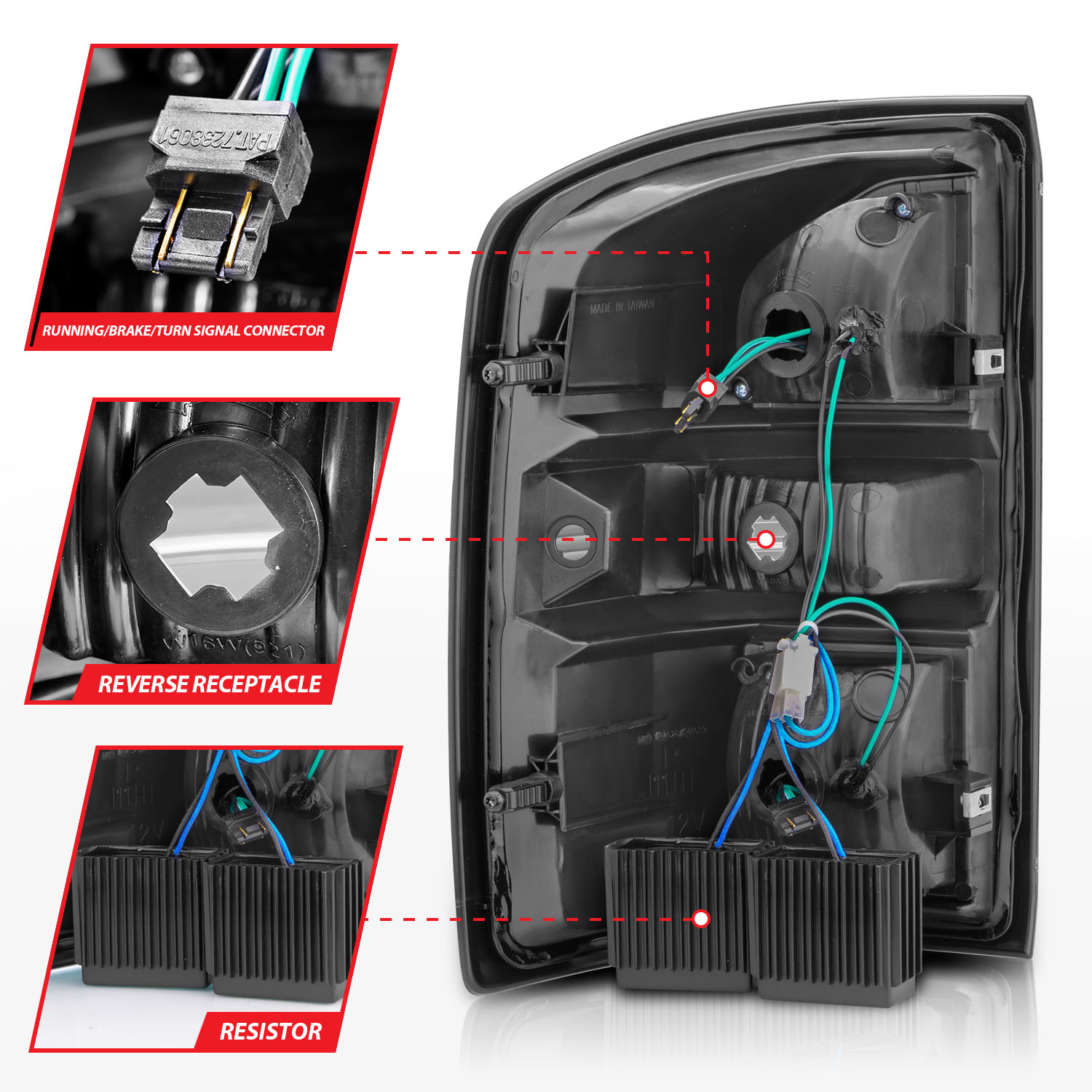 ANZO USA Tail Light Assembly 311399