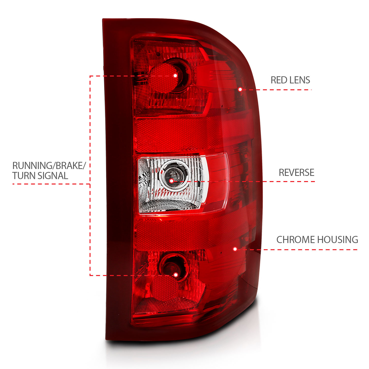 ANZO USA Tail Light Assembly 311303