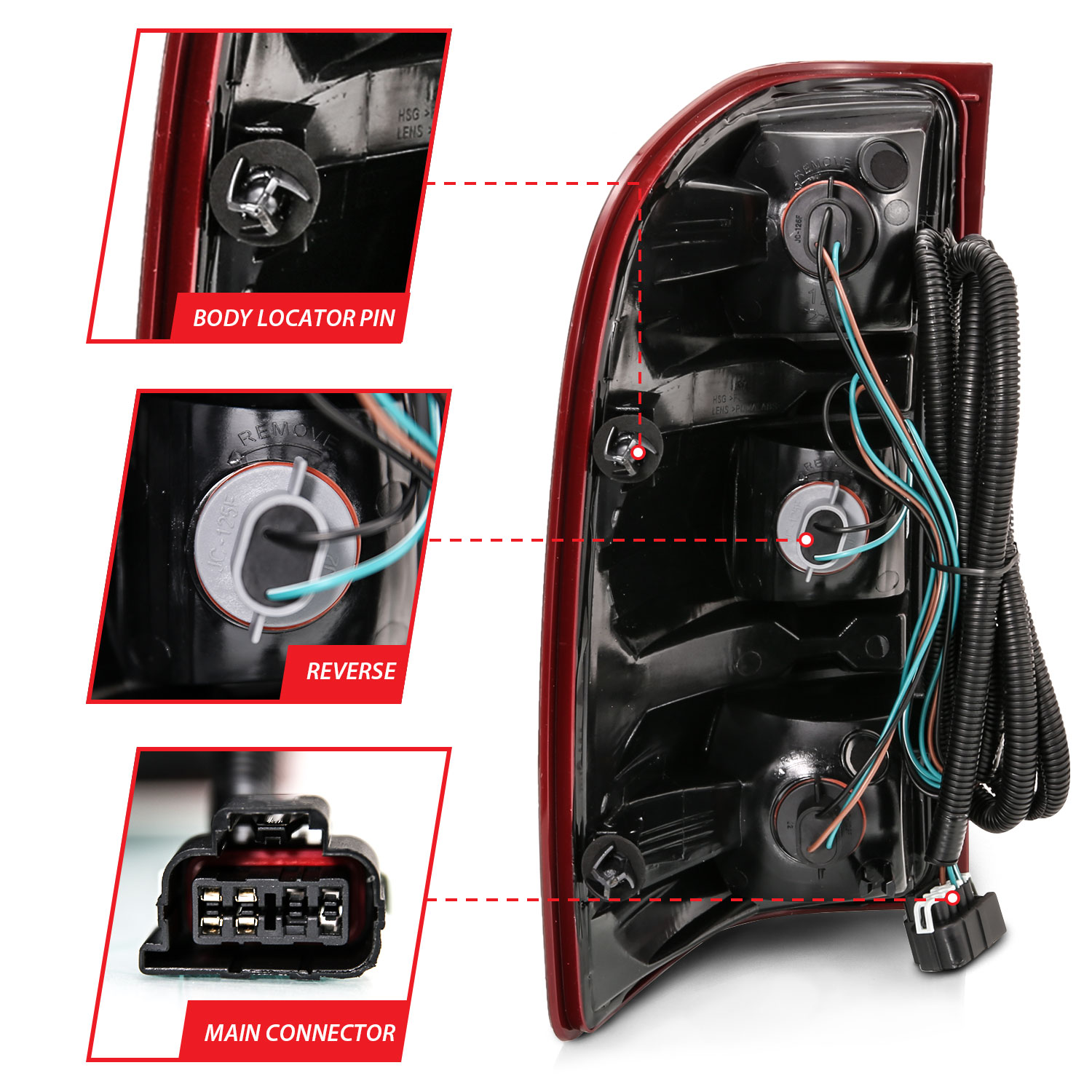 ANZO USA Tail Light Assembly 311303