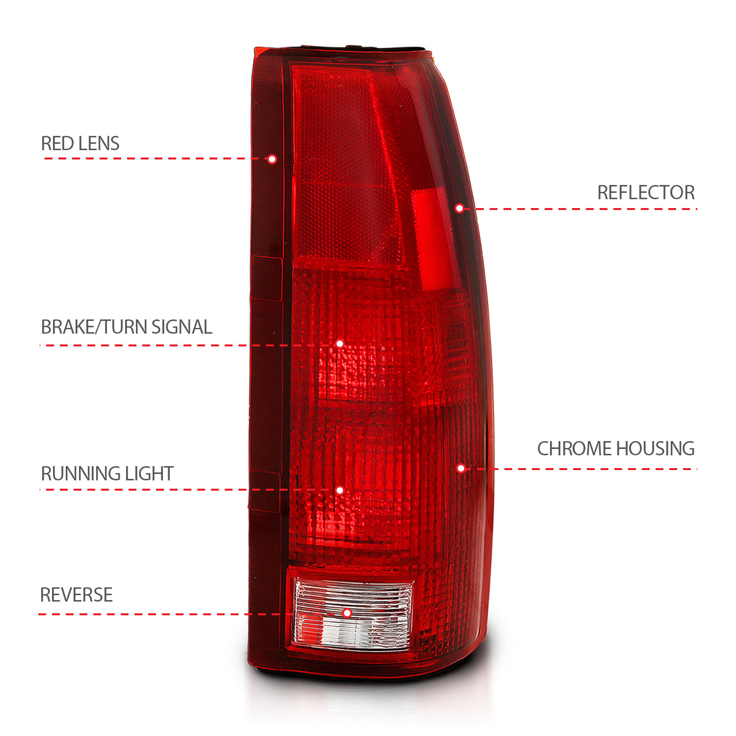 ANZO USA Tail Light Assembly 311301