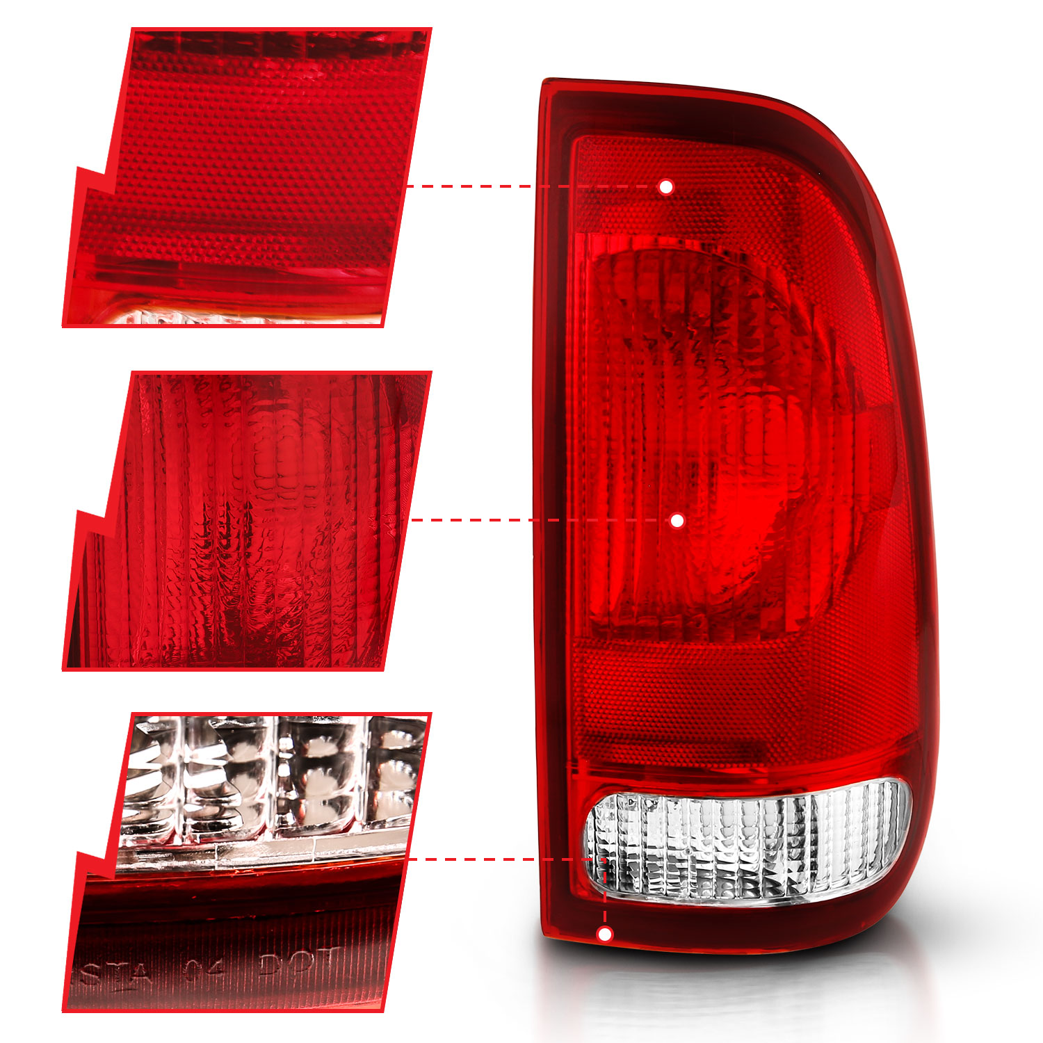 ANZO USA Tail Light Assembly 311307