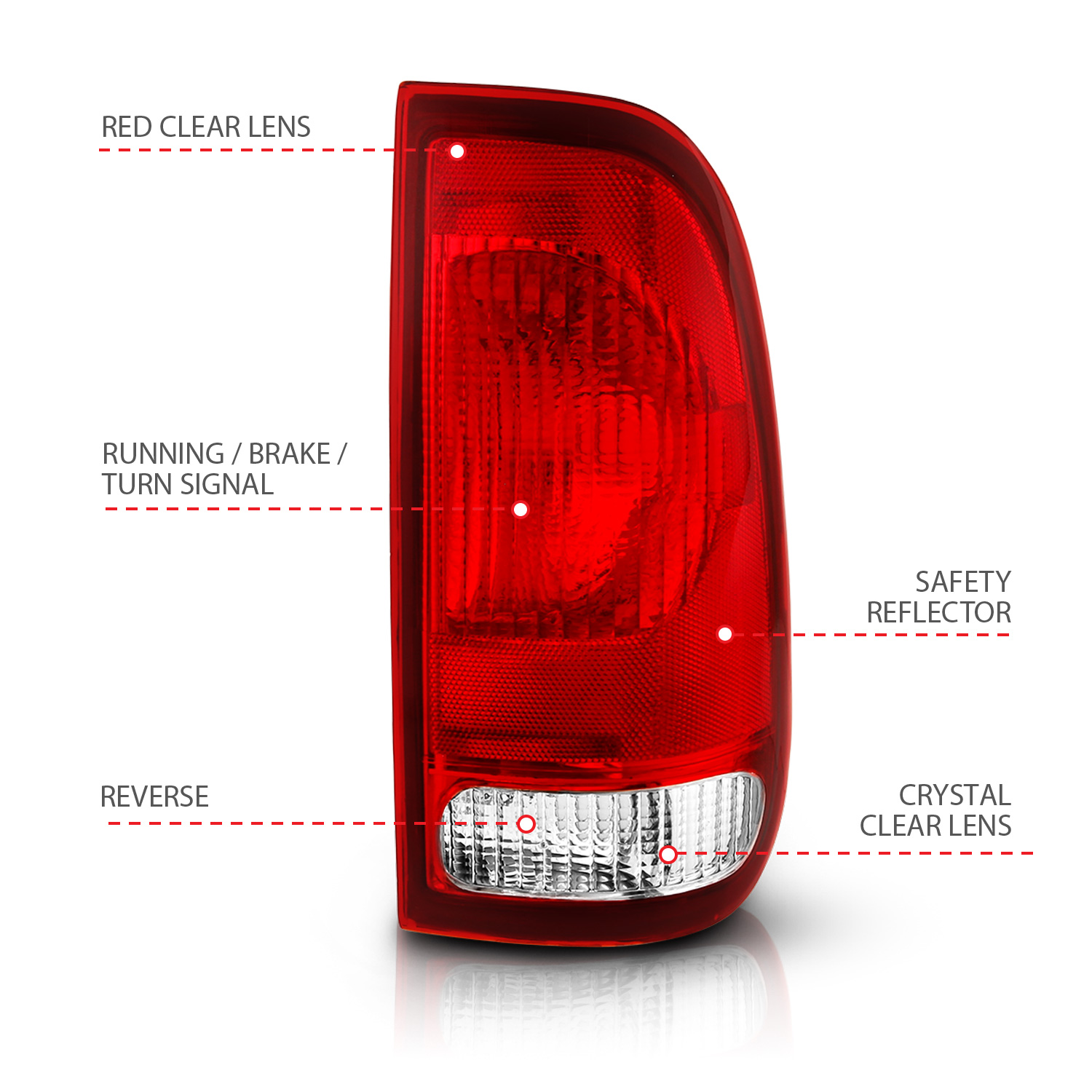 ANZO USA Tail Light Assembly 311307