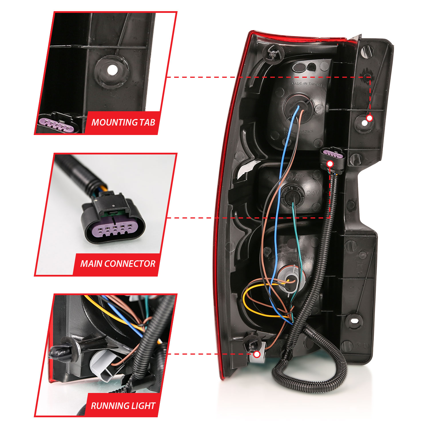 ANZO USA Tail Light Assembly 311304