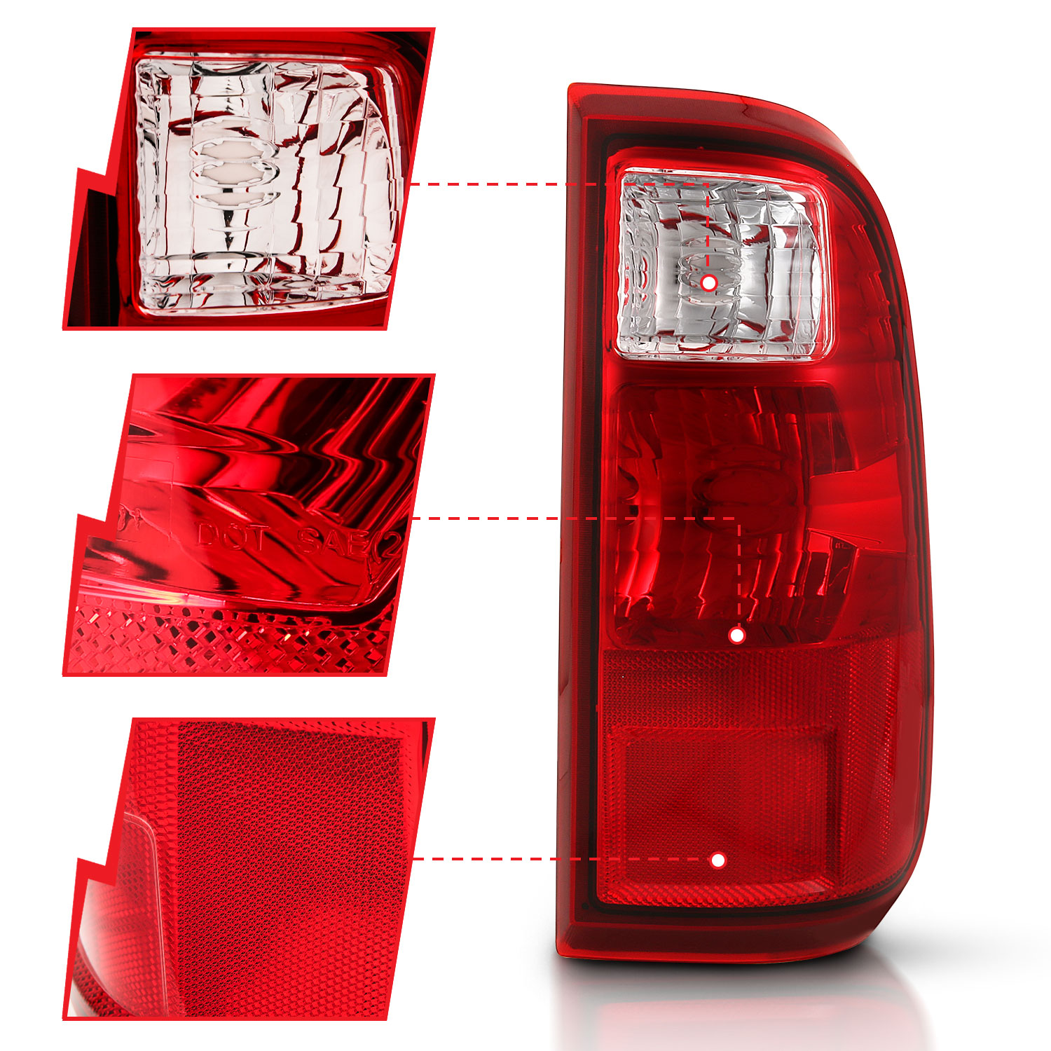 ANZO USA Tail Light Assembly 311305