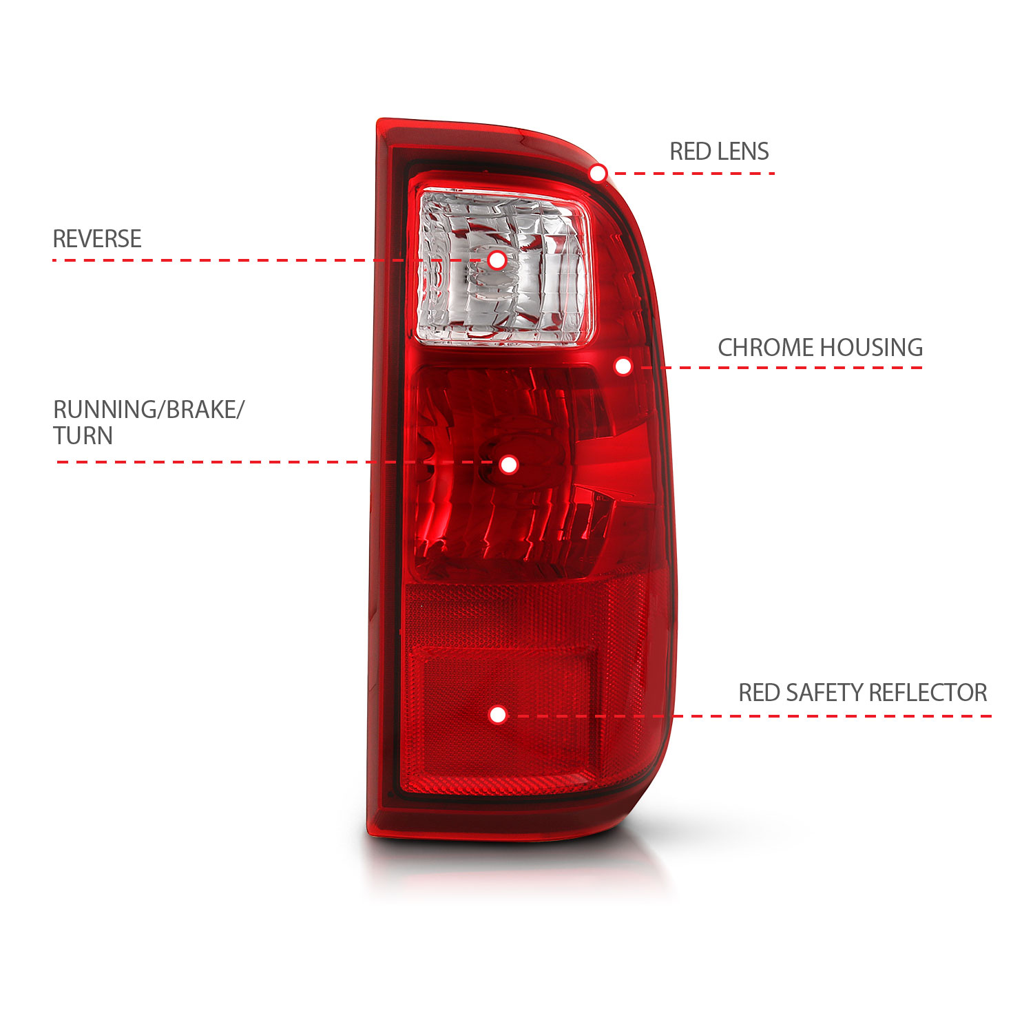 ANZO USA Tail Light Assembly 311305
