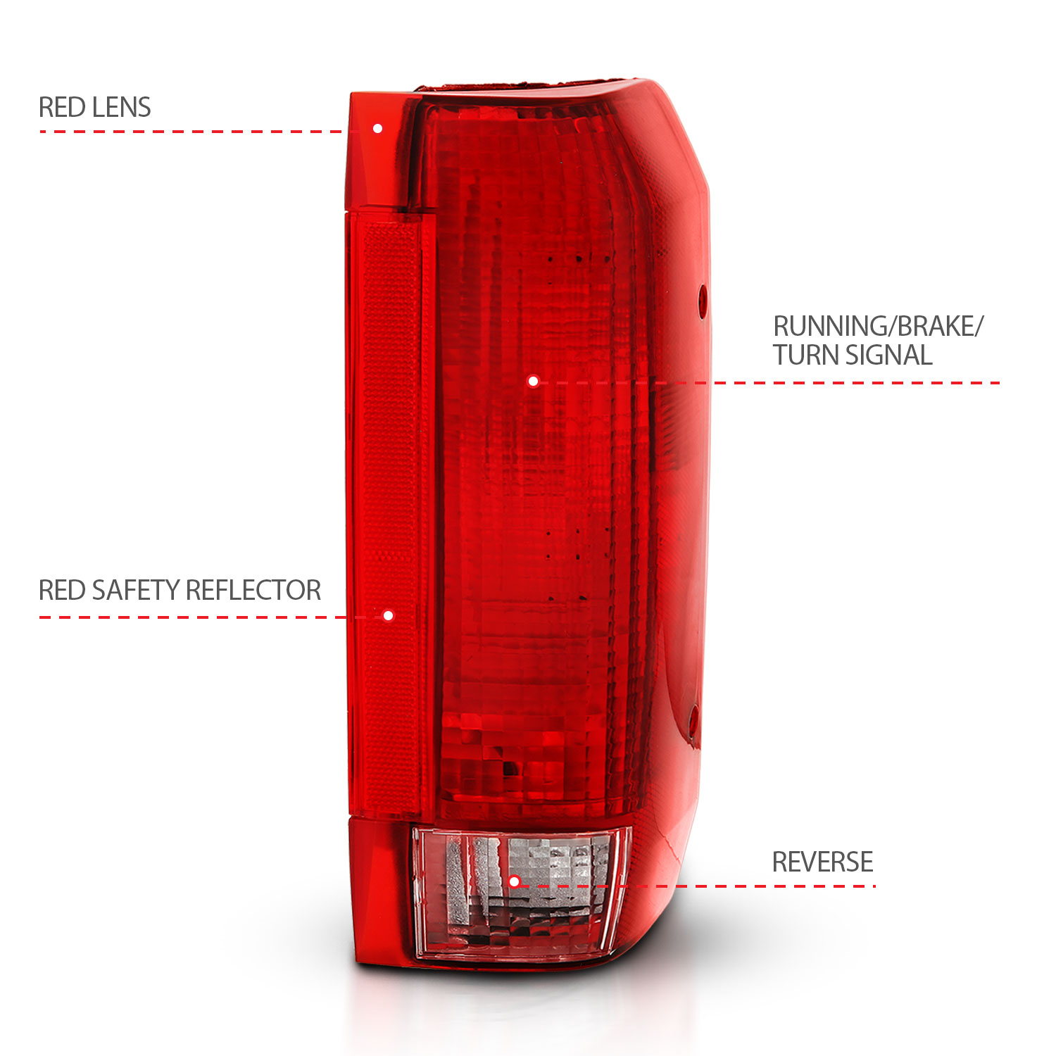 ANZO USA Tail Light Assembly 311306