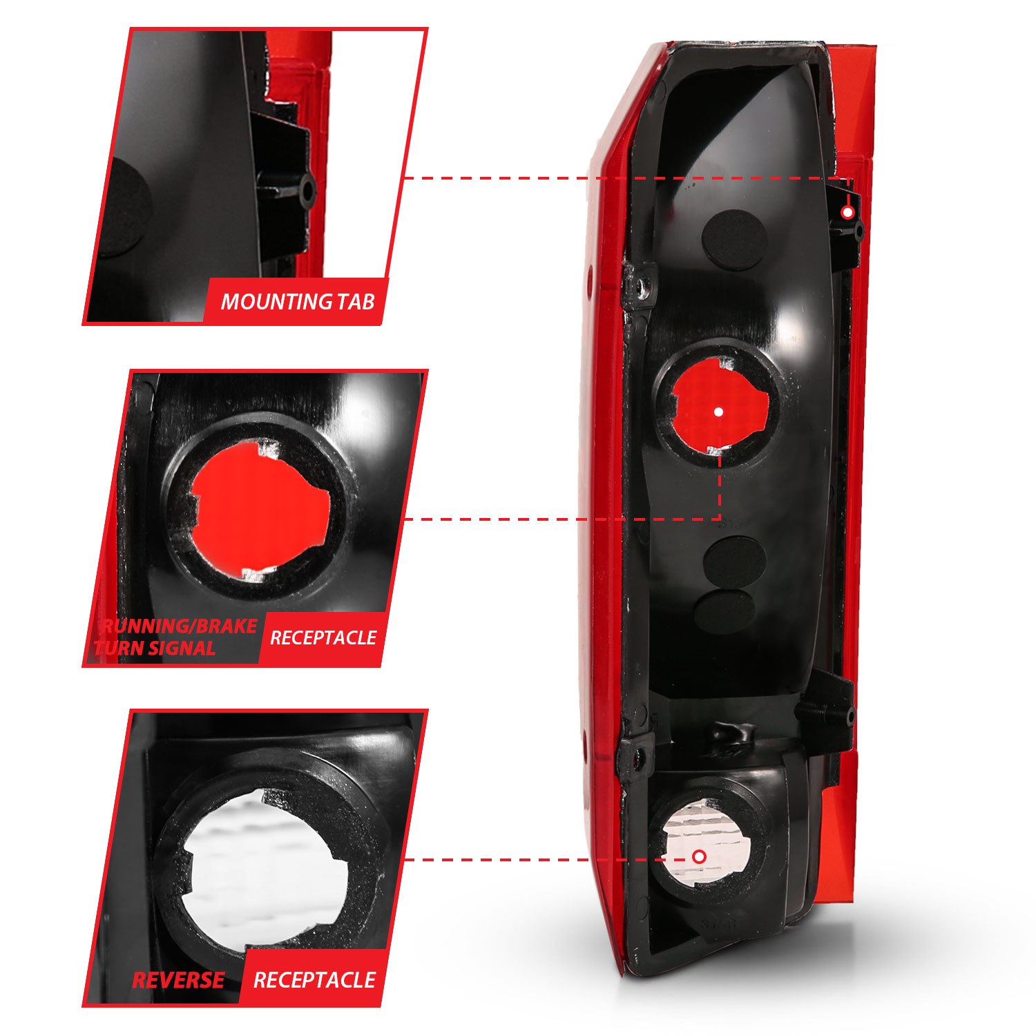 ANZO USA Tail Light Assembly 311306