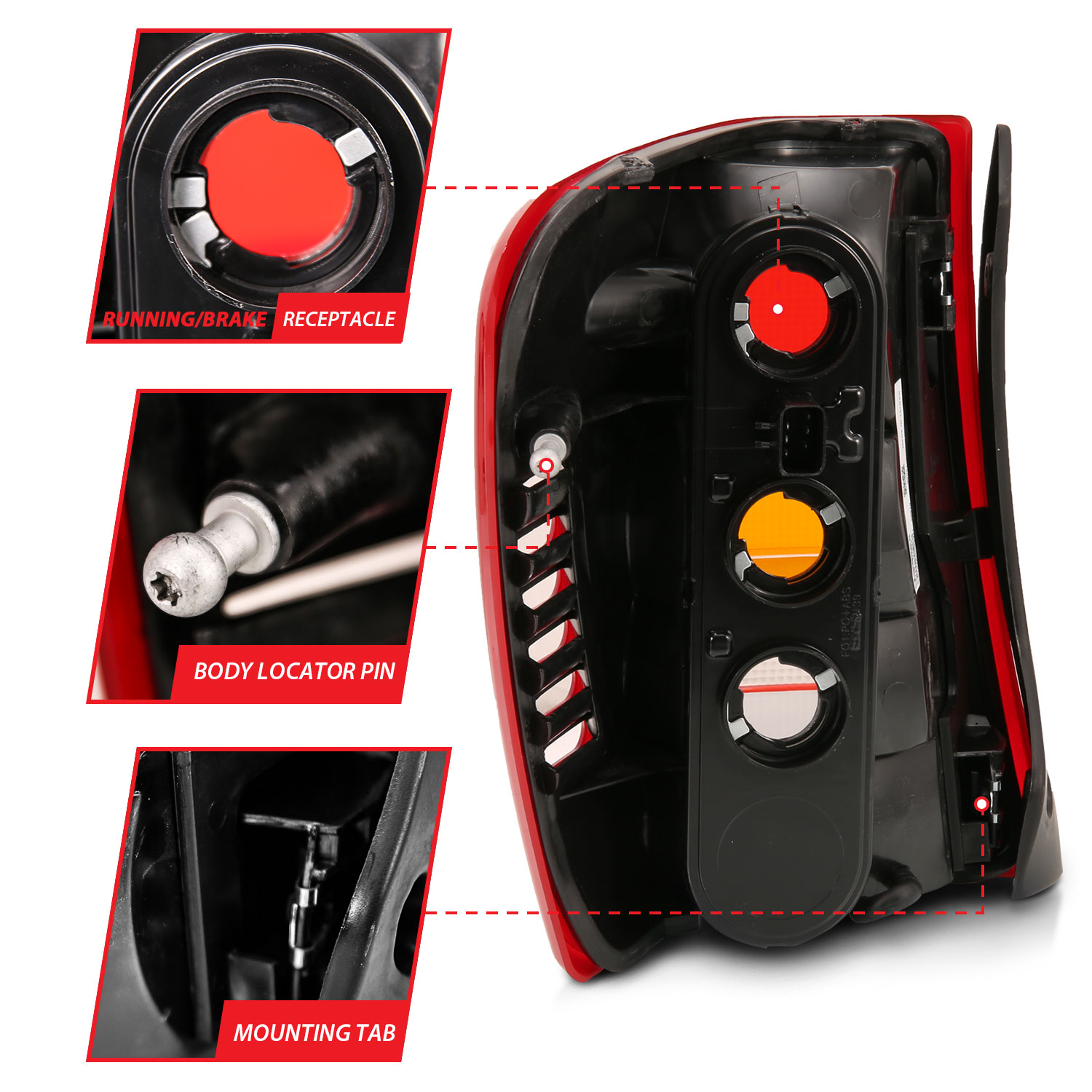 ANZO USA Tail Light Assembly 311308