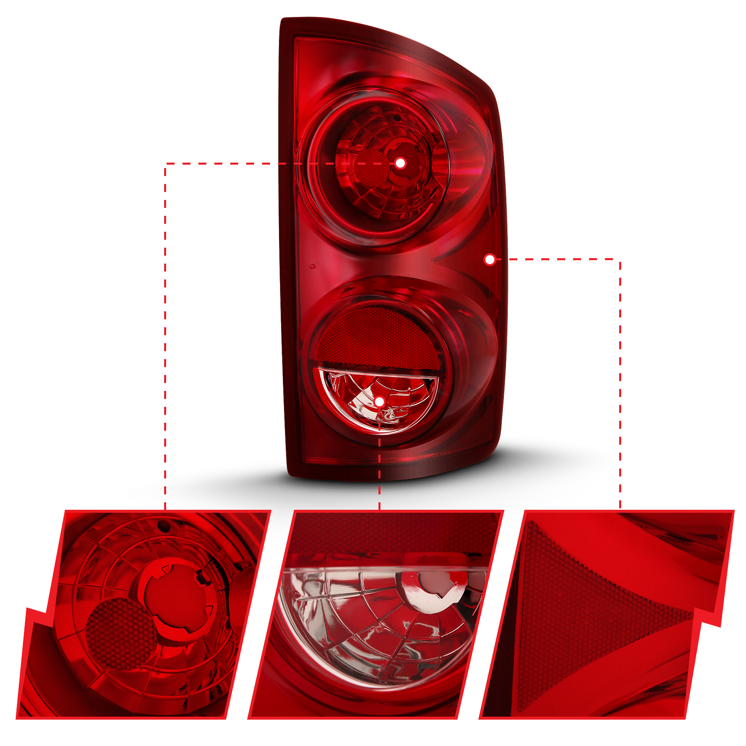 ANZO USA Tail Lights 311309