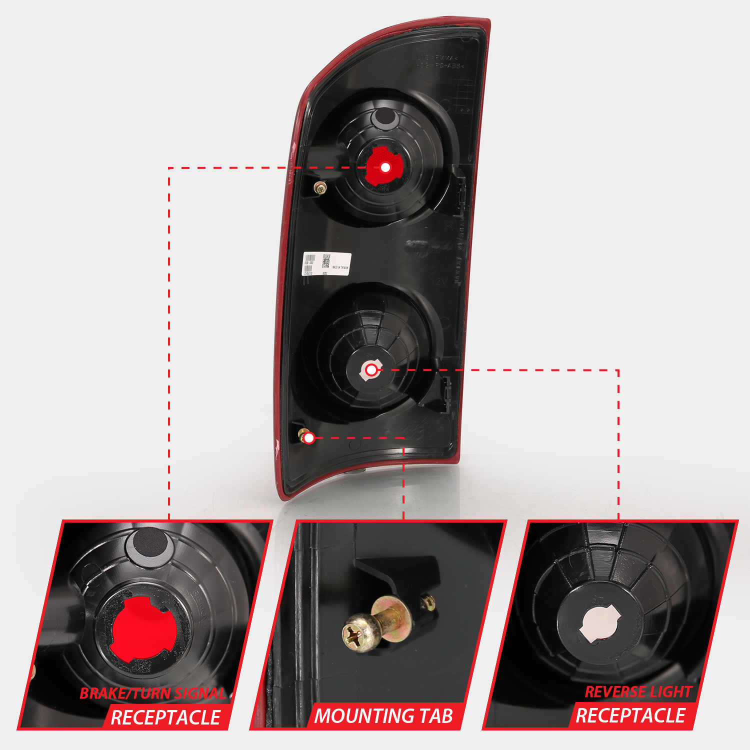 ANZO USA Tail Lights 311309