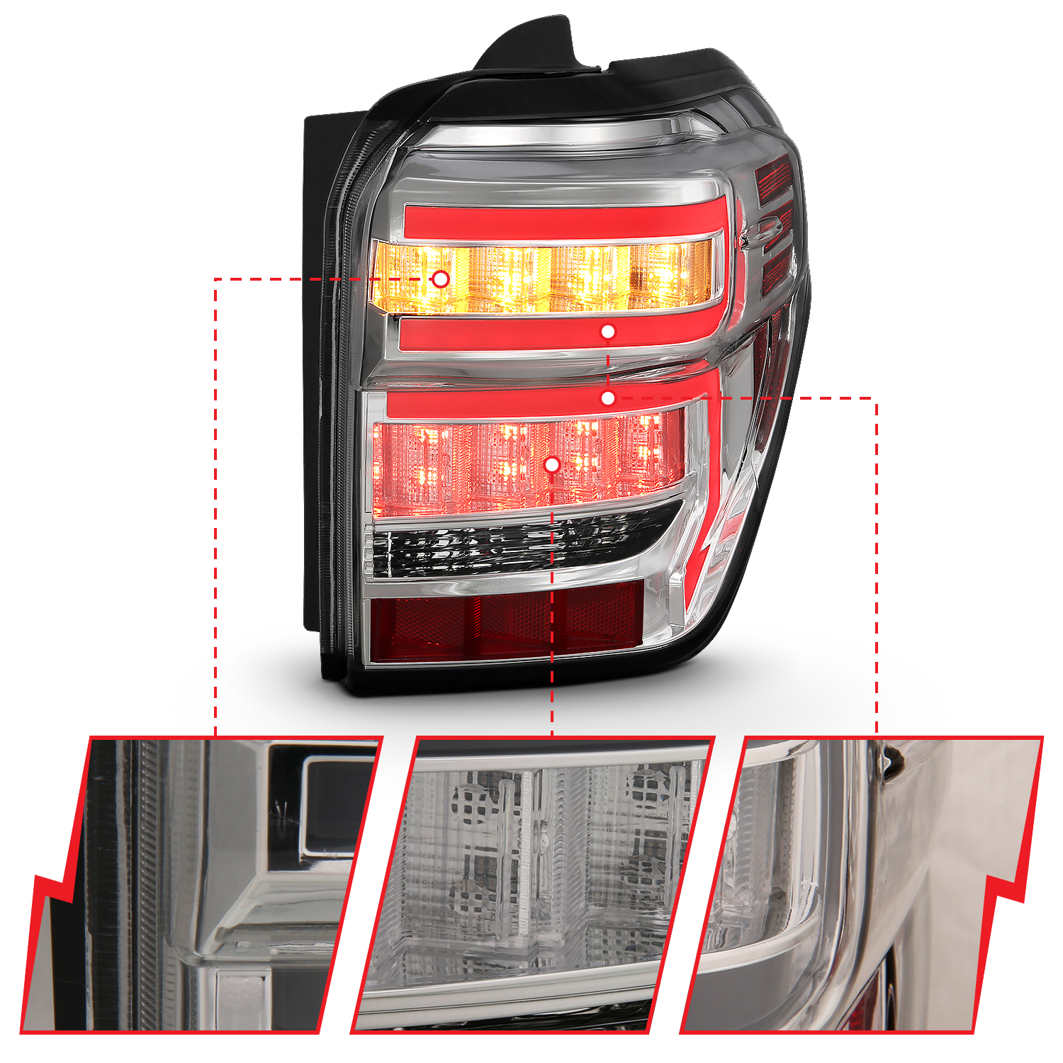 ANZO USA Tail Light Assembly 311313