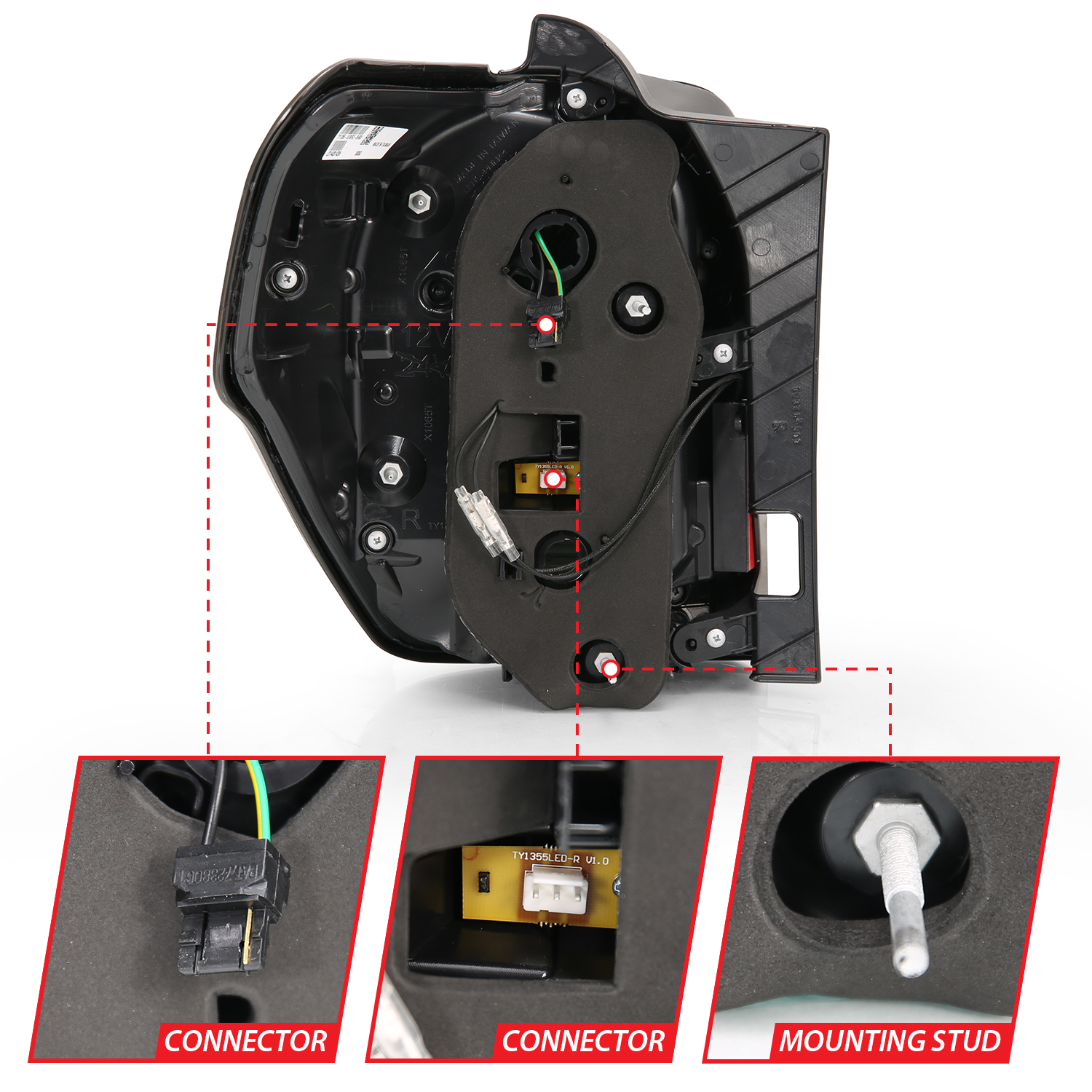 ANZO USA Tail Light Assembly 311313