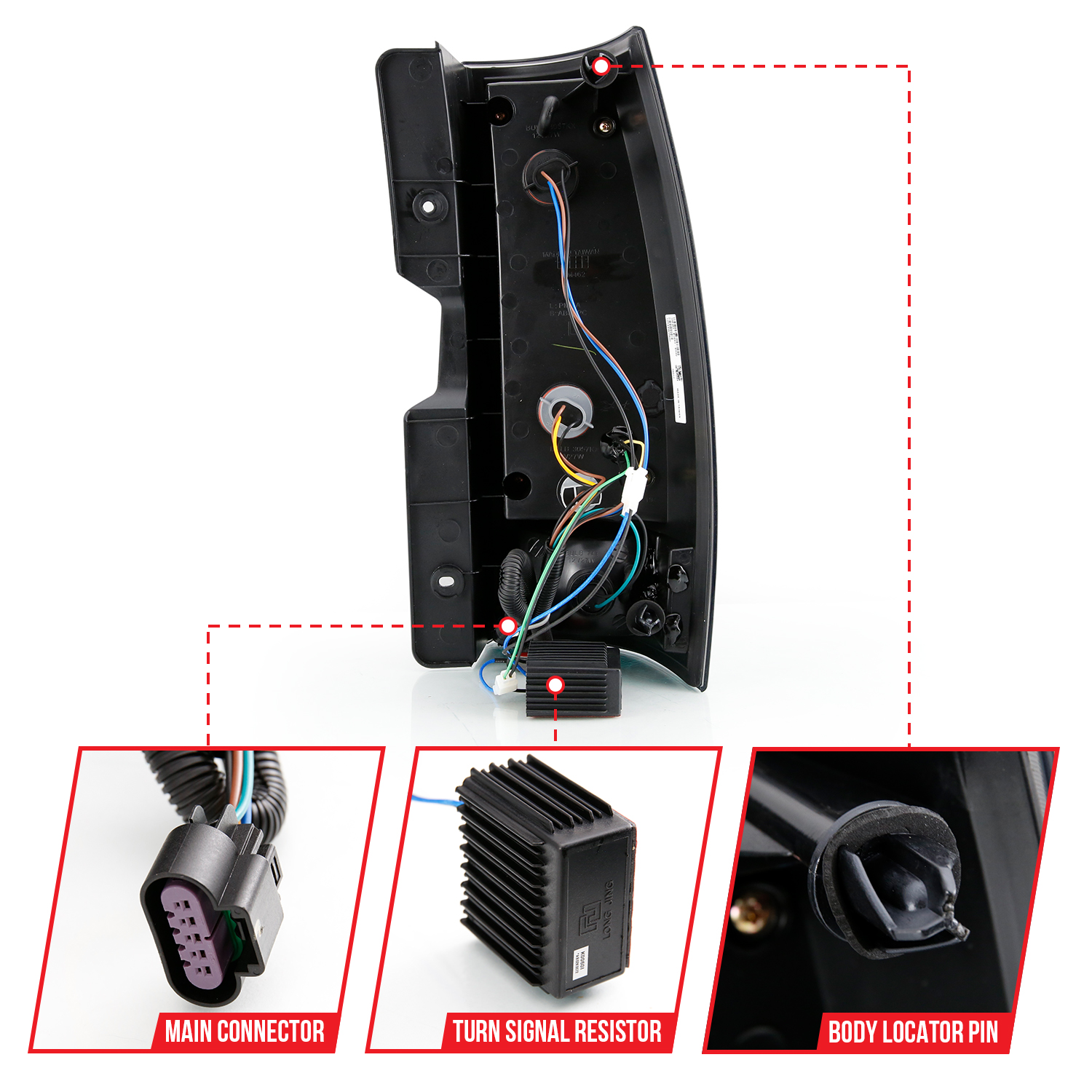 ANZO USA Tail Light Assembly 311322