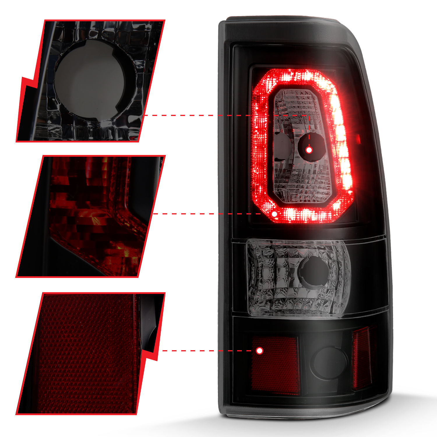 ANZO USA Tail Light Assembly 311325