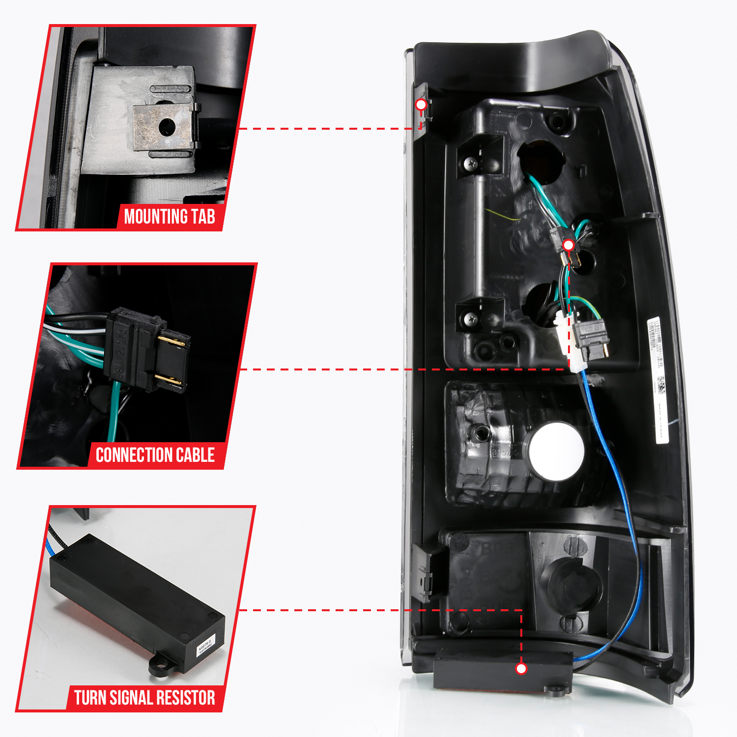 ANZO USA Tail Light Assembly 311334