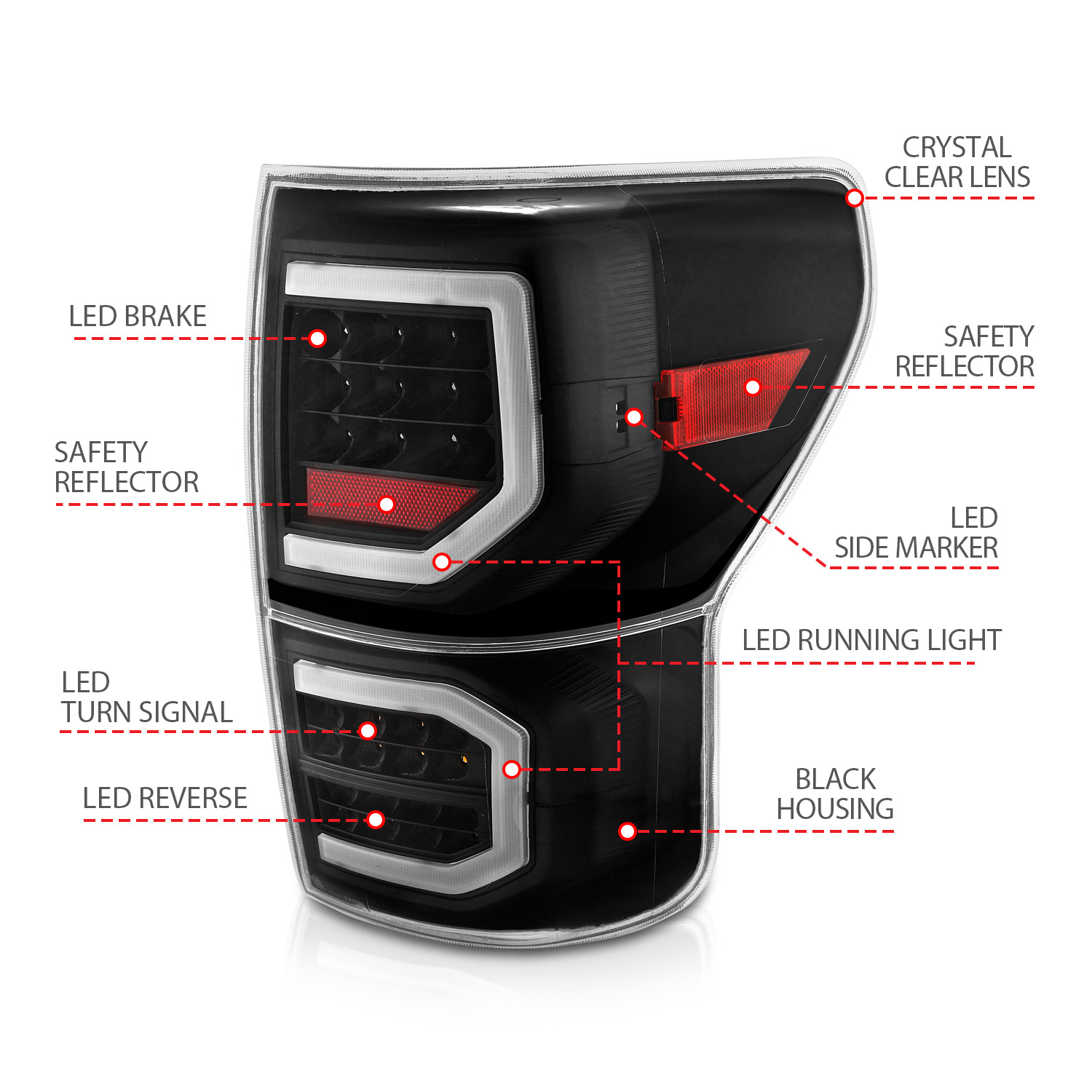 ANZO USA Tail Light Assembly 311336