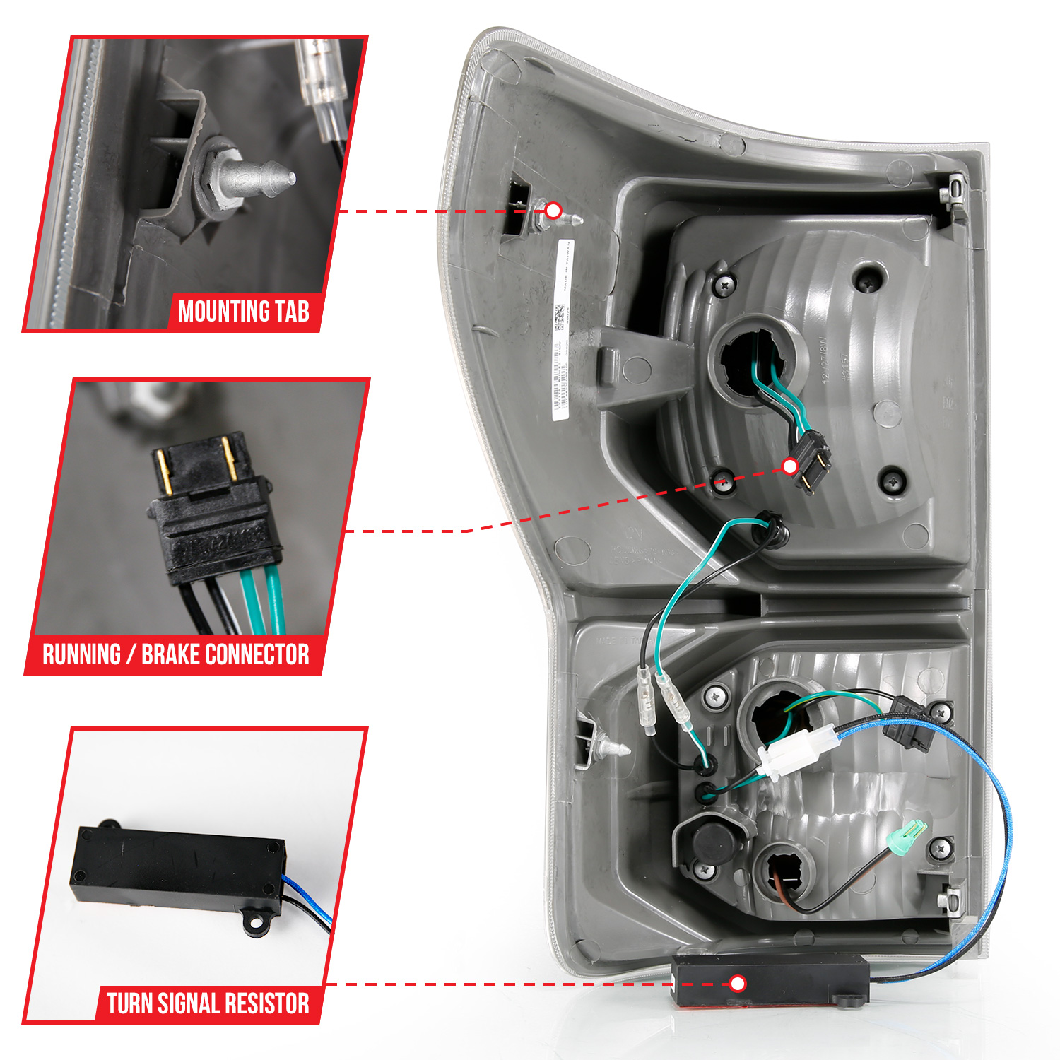 ANZO USA Tail Light Assembly 311336