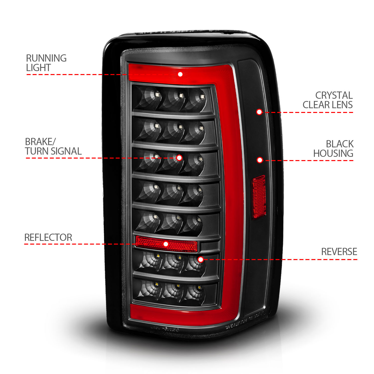 ANZO USA Tail Light Assembly 311448