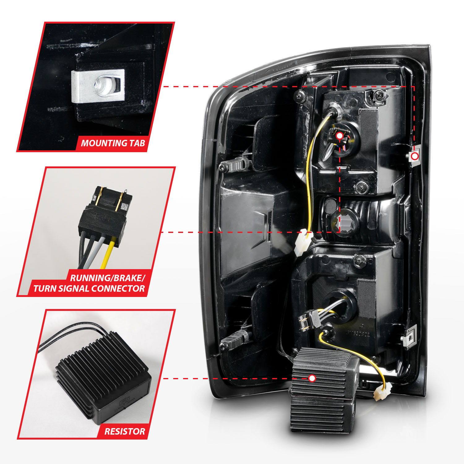 ANZO USA Tail Light Assembly 311450