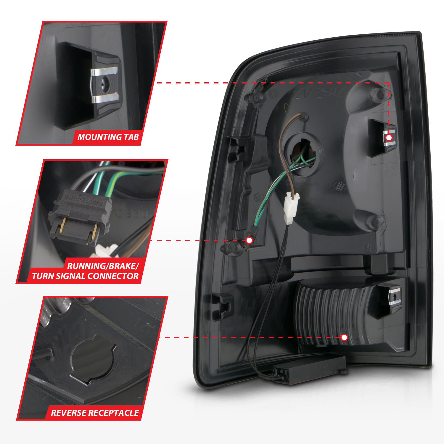 ANZO USA Tail Light Assembly 311452