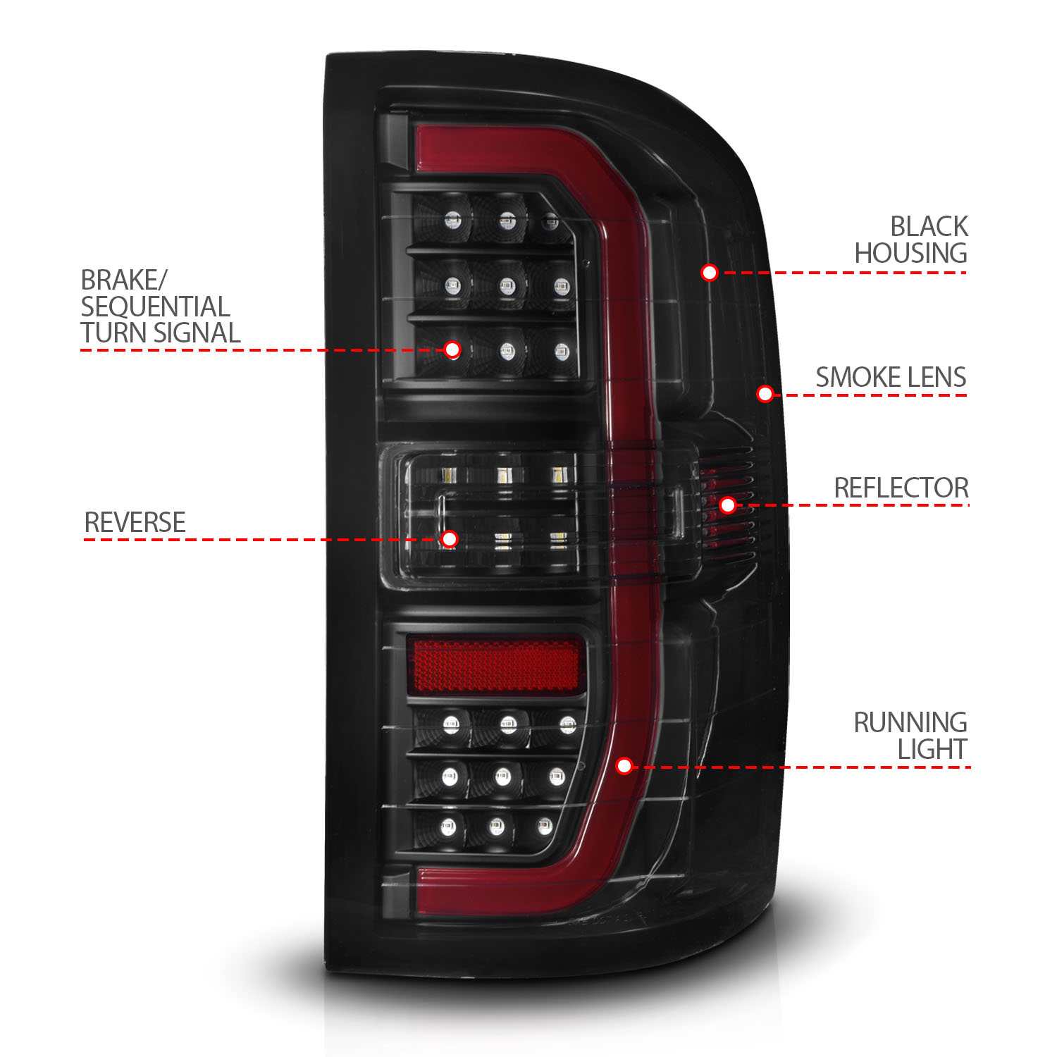 ANZO USA Tail Light Assembly 311465