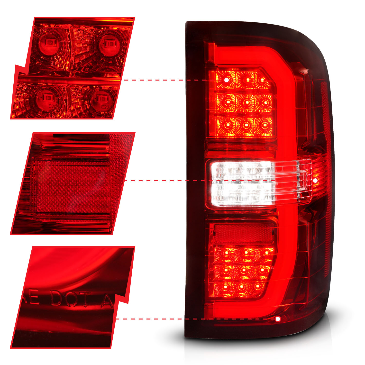 ANZO USA Tail Light Assembly 311466