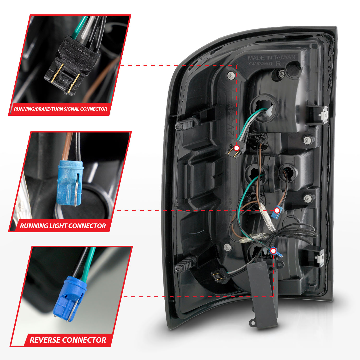 ANZO USA Tail Light Assembly 311466