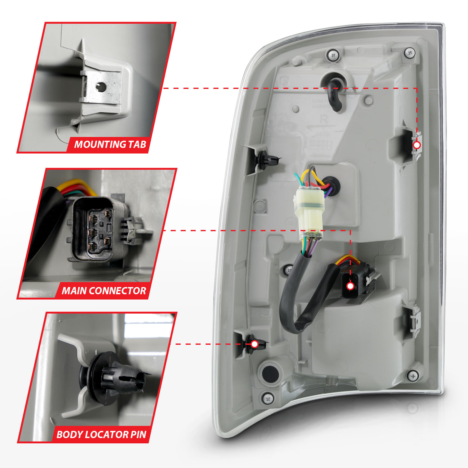 ANZO USA Tail Light Assembly 311472