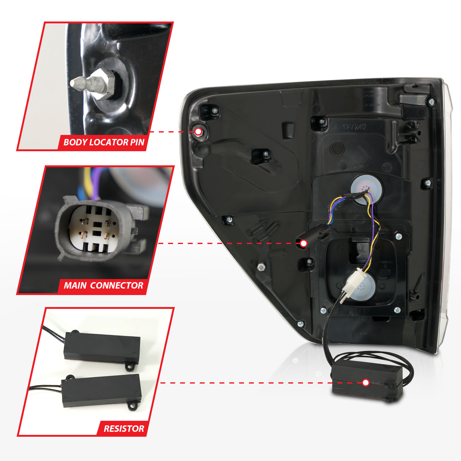 ANZO USA Tail Light Assembly 311475