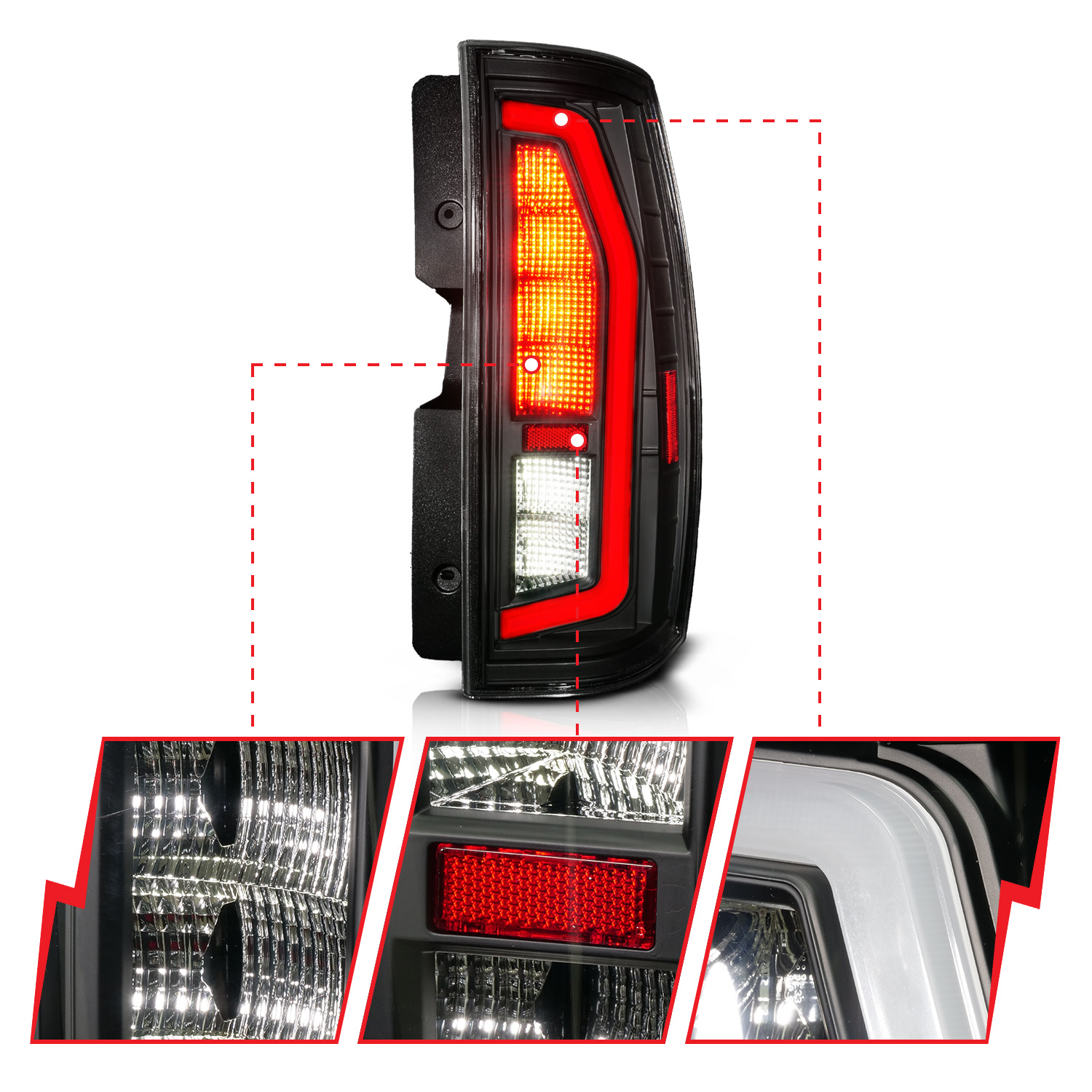 ANZO USA Tail Light Assembly 311487