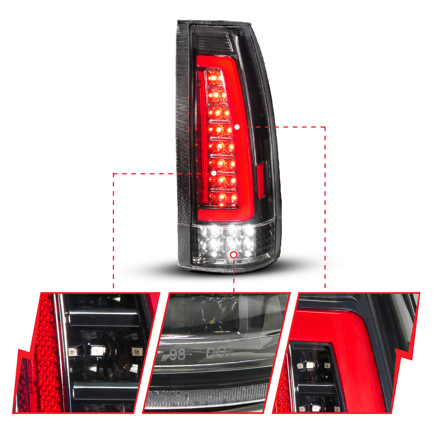 ANZO USA Tail Light Assembly 311485