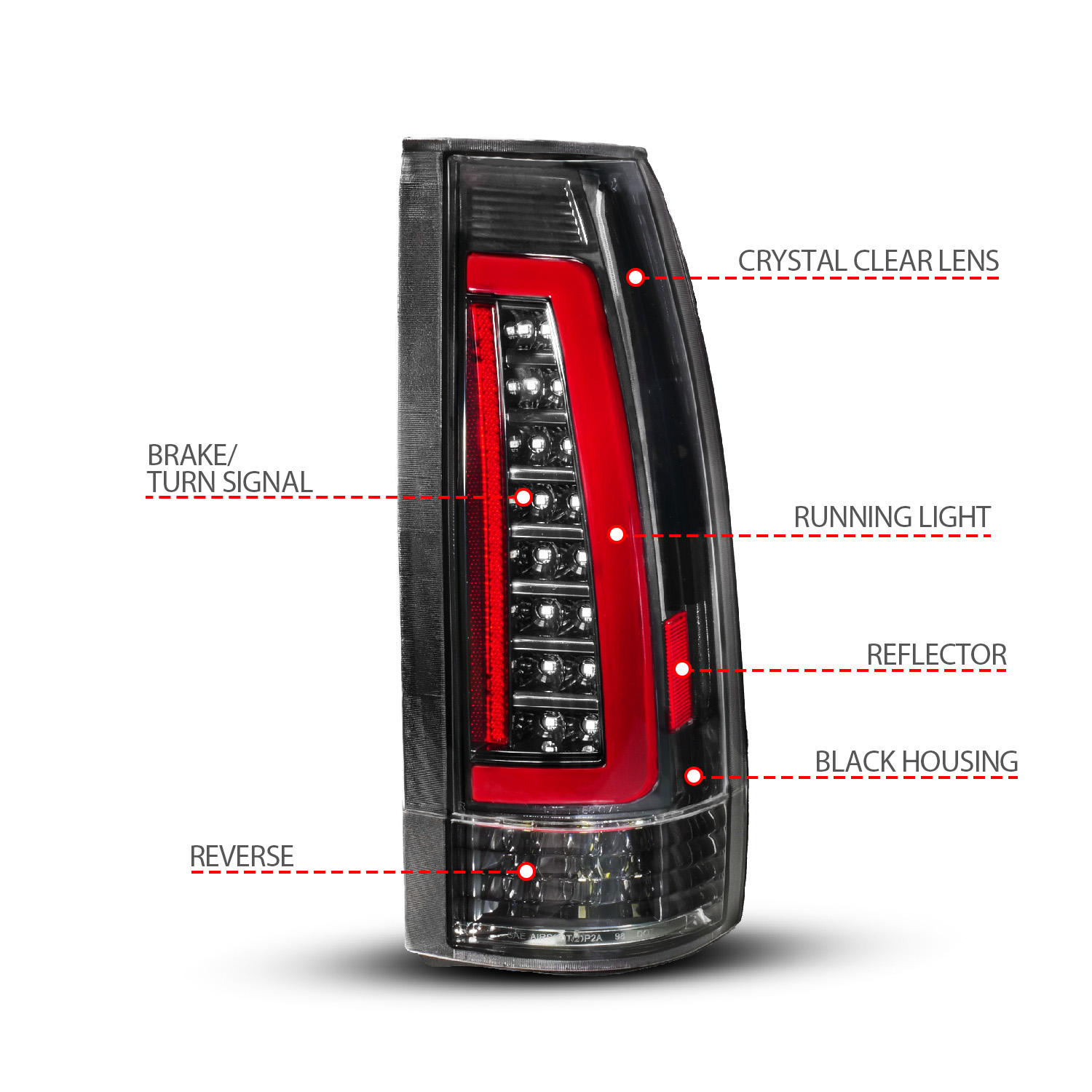 ANZO USA Tail Light Assembly 311485