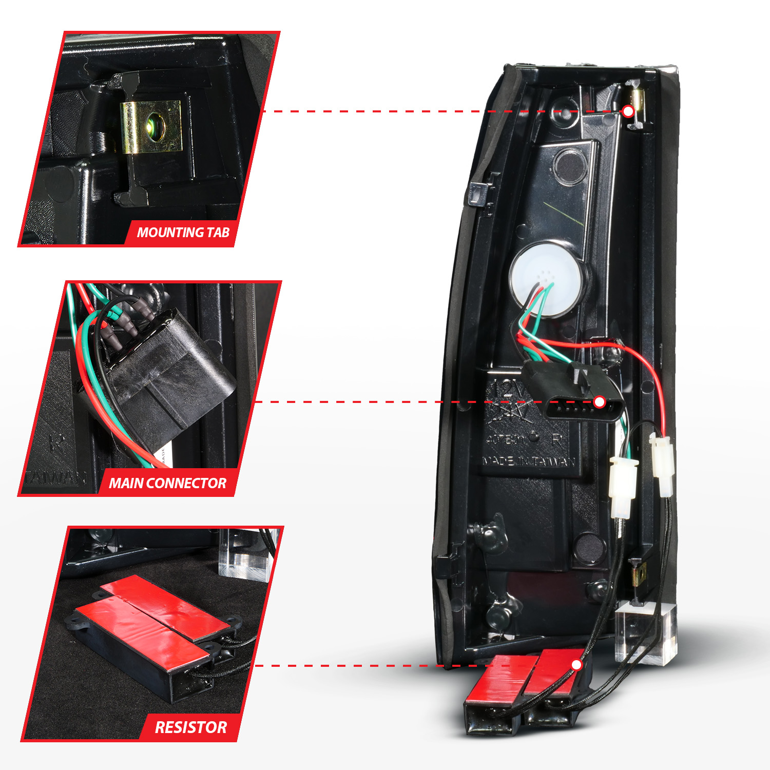 ANZO USA Tail Light Assembly 311486